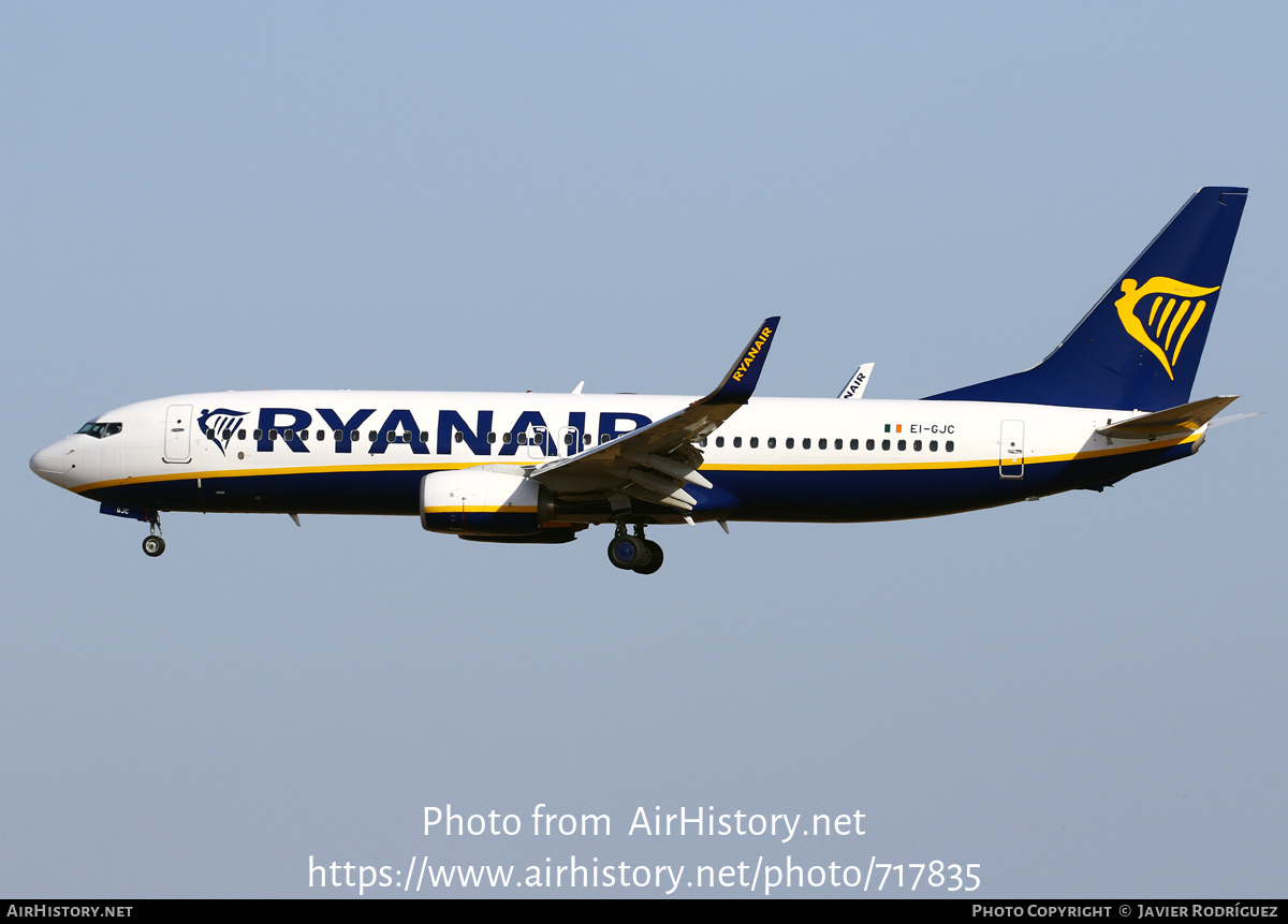 Aircraft Photo of EI-GJC | Boeing 737-800 | Ryanair | AirHistory.net #717835