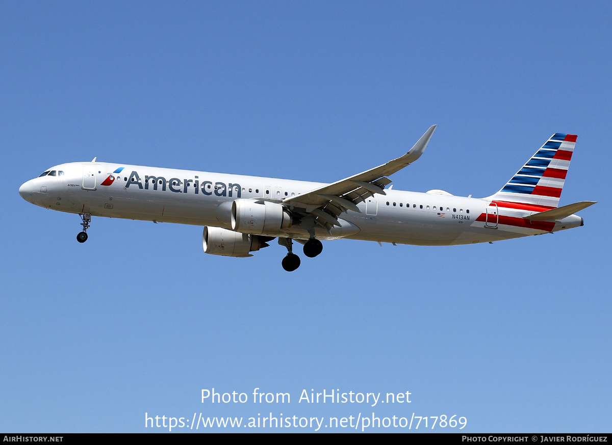 Aircraft Photo of N413AN | Airbus A321-253NX | American Airlines | AirHistory.net #717869