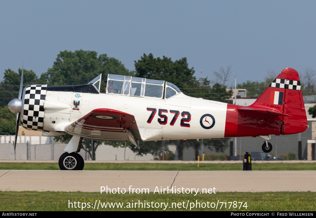 Aircraft Photo of N7572 / 7572 | North American AT-6D Texan | South Africa - Air Force | AirHistory.net #717874