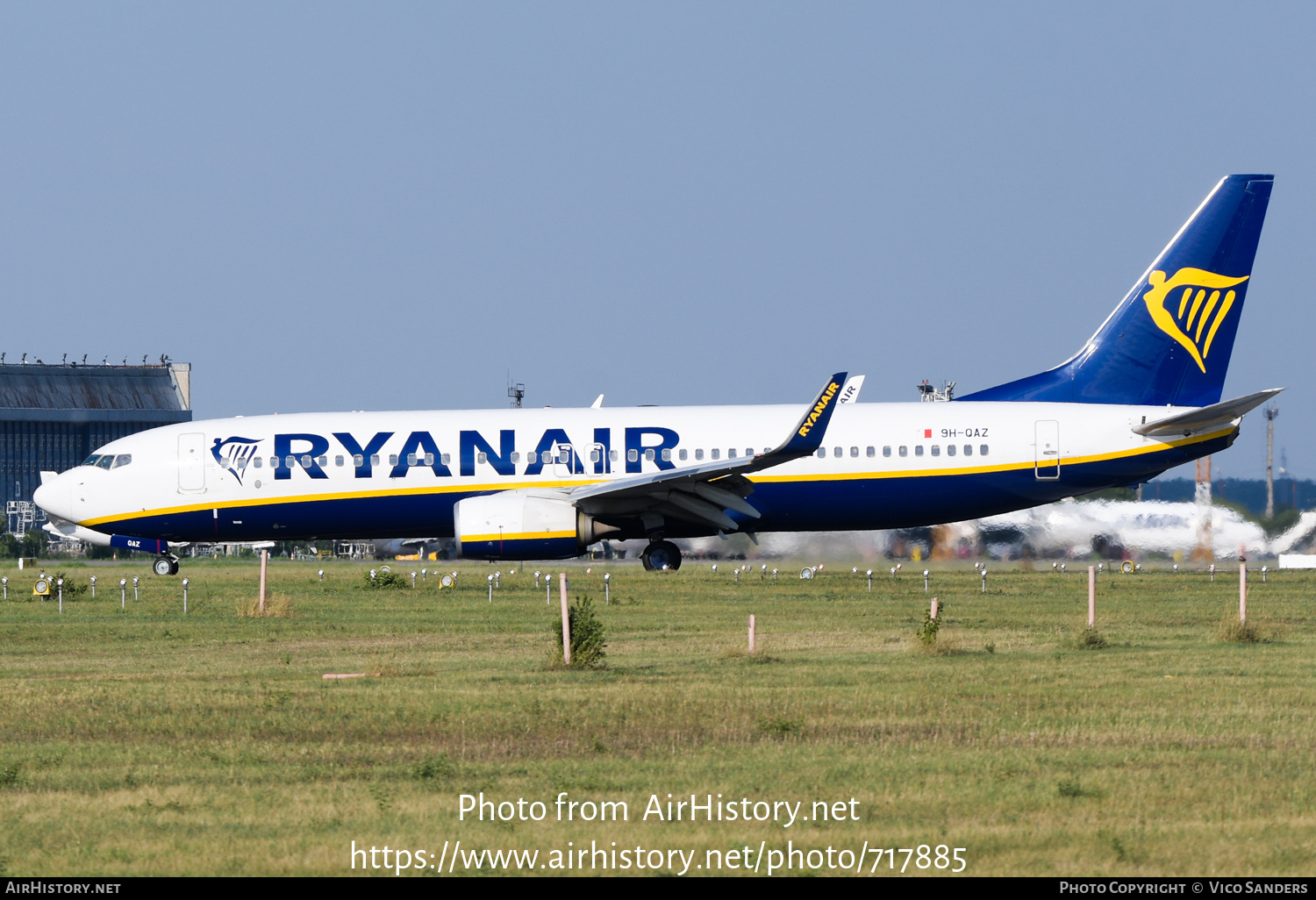 Aircraft Photo of 9H-QAZ | Boeing 737-8AS | Ryanair | AirHistory.net #717885