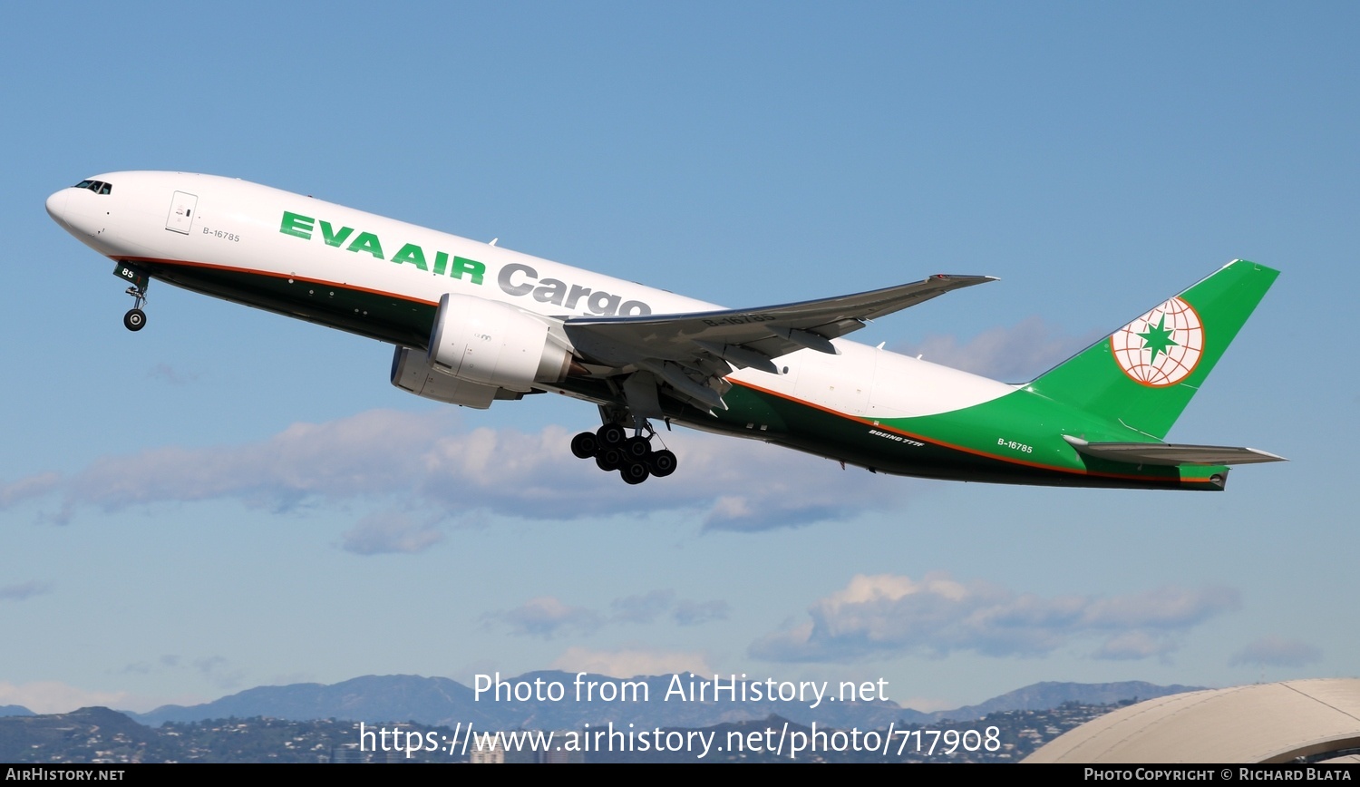 Aircraft Photo of B-16785 | Boeing 777-F | EVA Air Cargo | AirHistory.net #717908