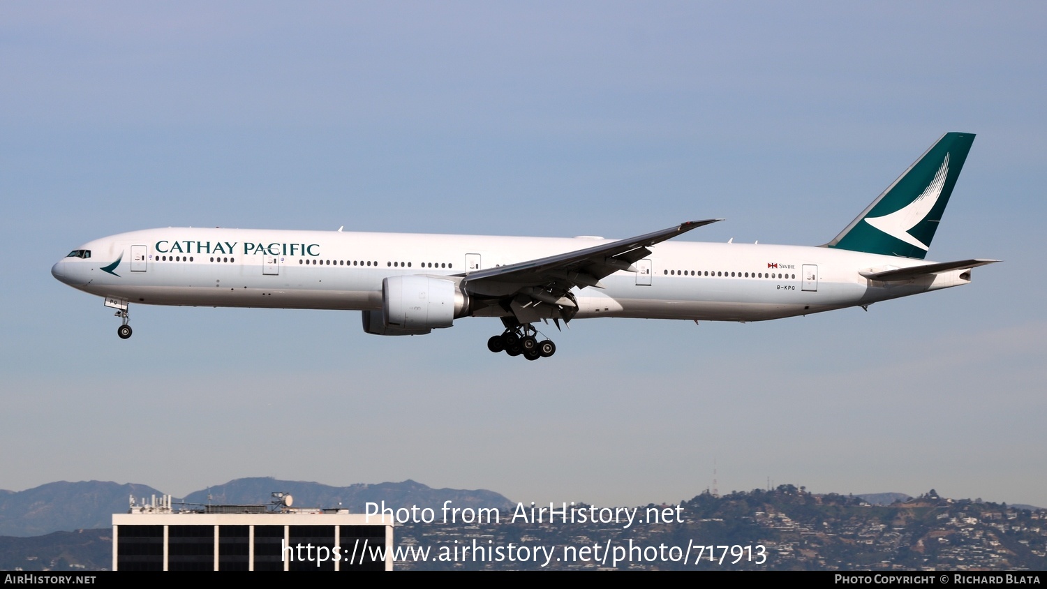 Aircraft Photo of B-KPQ | Boeing 777-367/ER | Cathay Pacific Airways | AirHistory.net #717913