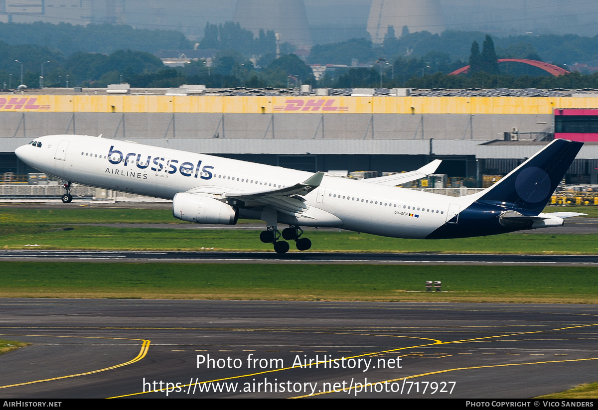 Aircraft Photo of OO-SFP | Airbus A330-343E | Brussels Airlines | AirHistory.net #717927