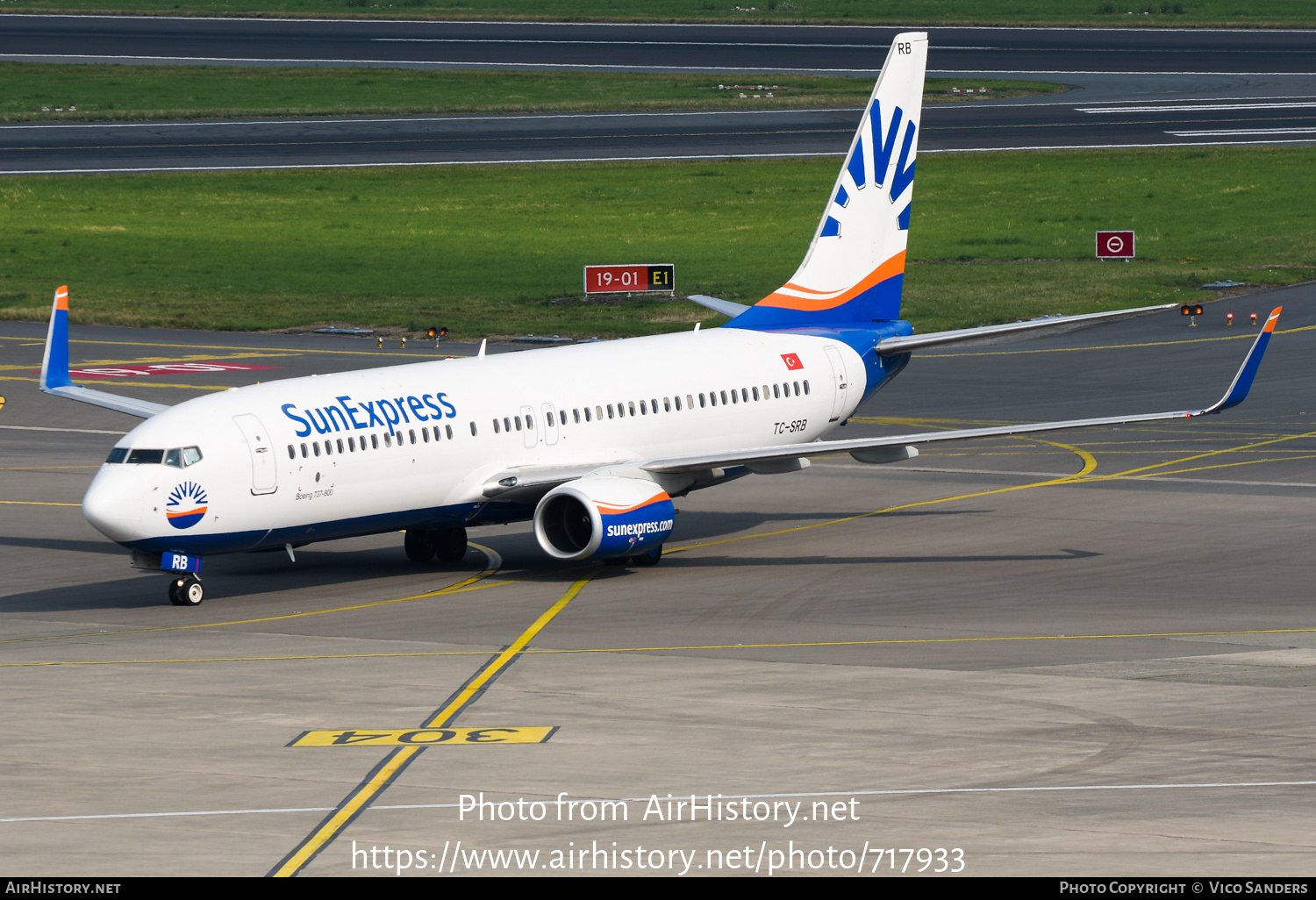 Aircraft Photo of TC-SRB | Boeing 737-8AL | SunExpress | AirHistory.net #717933