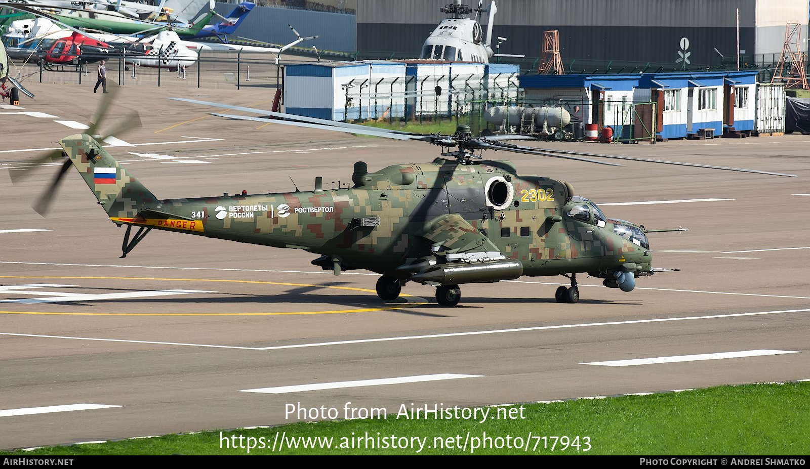 Aircraft Photo of 341 | Mil Mi-35M | Rostvertol-Avia | AirHistory.net #717943