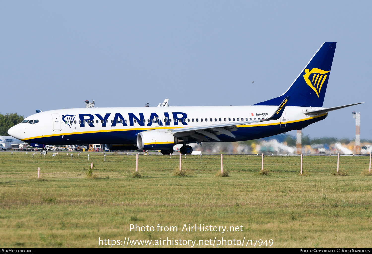 Aircraft Photo of 9H-QEP | Boeing 737-800 | Ryanair | AirHistory.net #717949