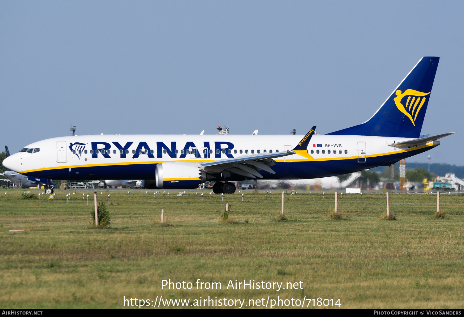 Aircraft Photo of 9H-VVS | Boeing 737-8200 Max 200 | Ryanair | AirHistory.net #718014