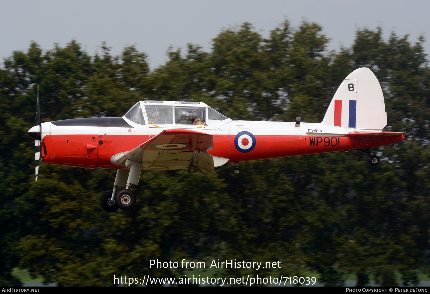 Aircraft Photo of OO-WPB / WP901 | De Havilland DHC-1 Chipmunk Mk22 | UK - Air Force | AirHistory.net #718039