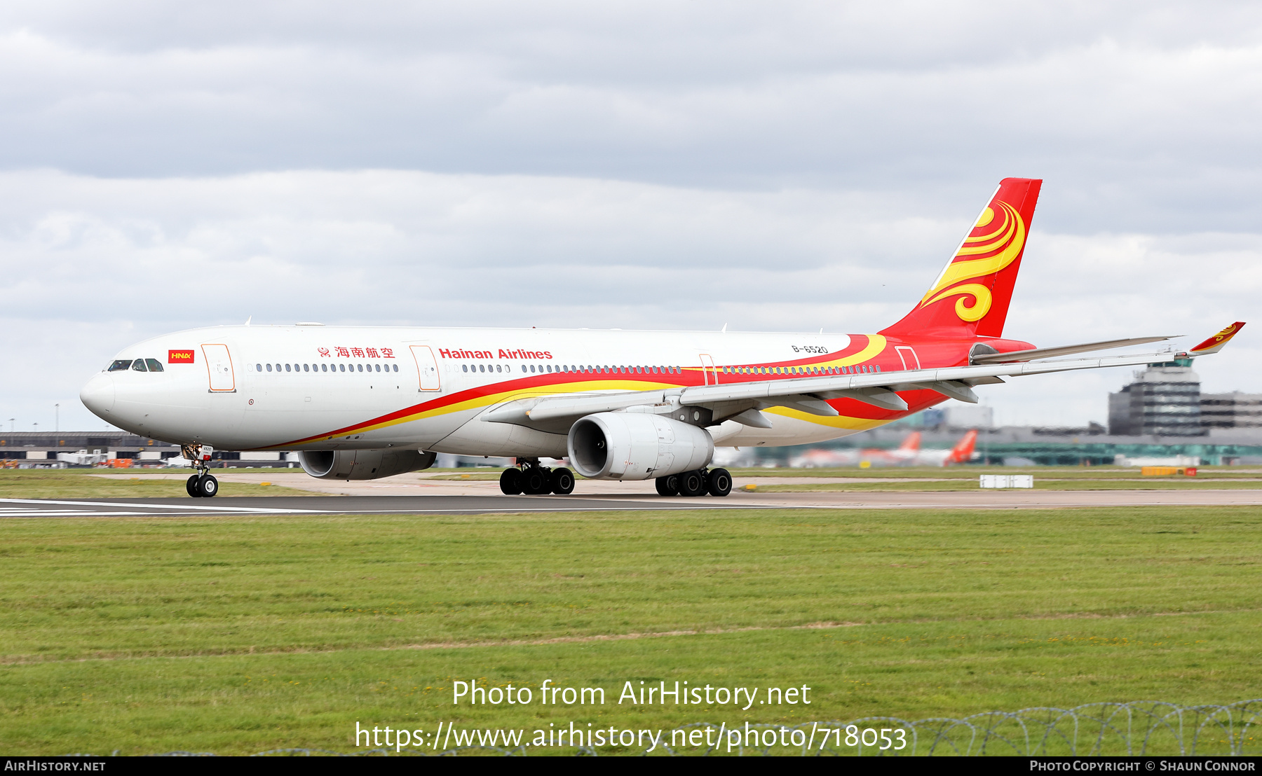 Aircraft Photo of B-6520 | Airbus A330-343E | Hainan Airlines | AirHistory.net #718053