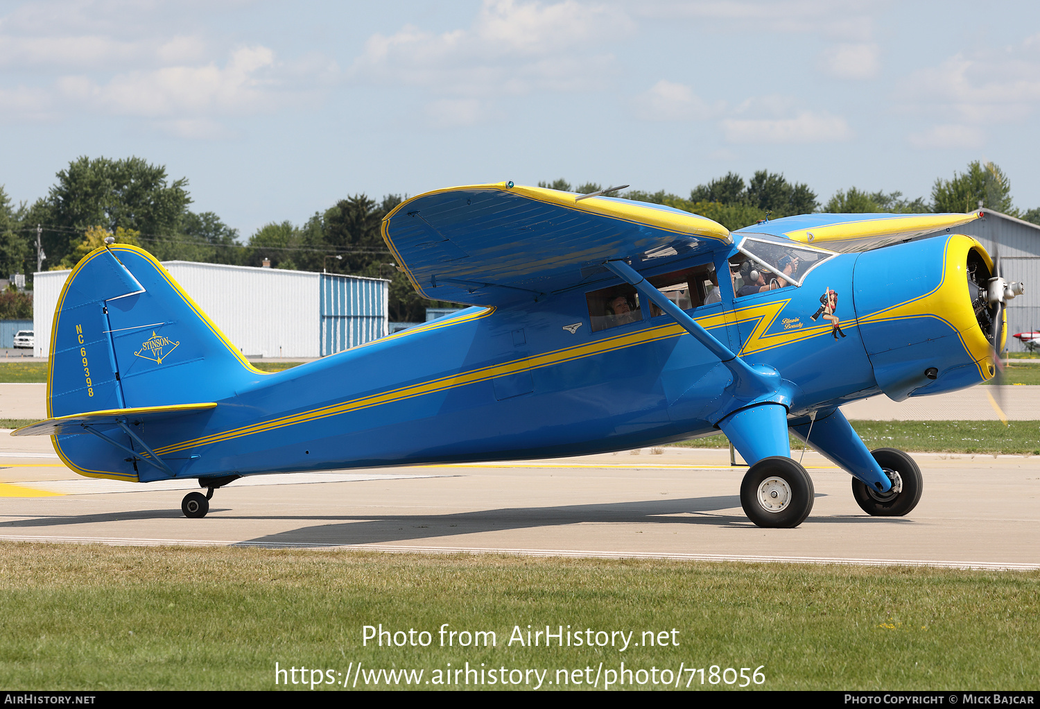 Aircraft Photo of N69398 | Stinson V77 | AirHistory.net #718056