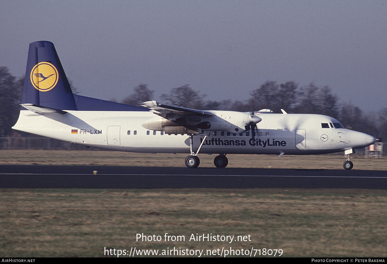 Aircraft Photo of PH-LXM | Fokker 50 | Lufthansa CityLine | AirHistory.net #718079