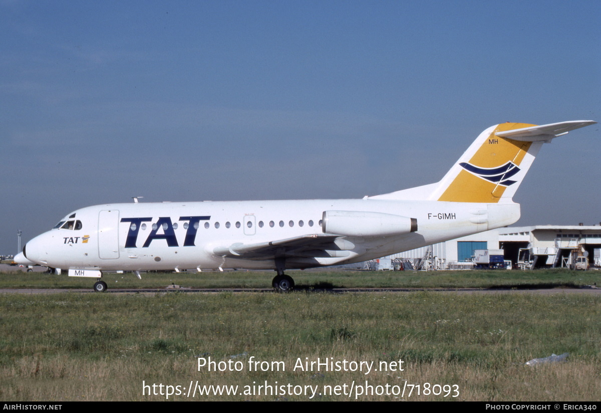 Aircraft Photo of F-GIMH | Fokker F28-1000 Fellowship | TAT European Airlines | AirHistory.net #718093