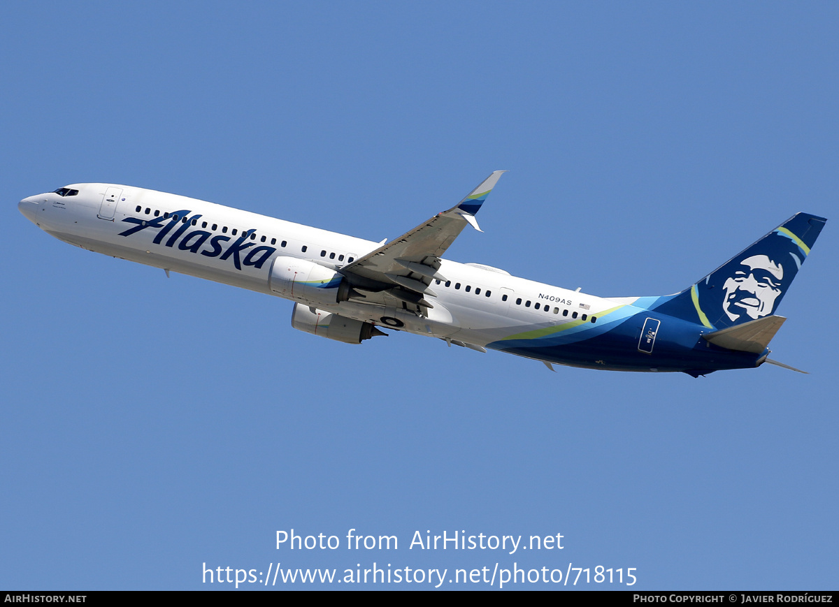 Aircraft Photo of N409AS | Boeing 737-990/ER | Alaska Airlines | AirHistory.net #718115