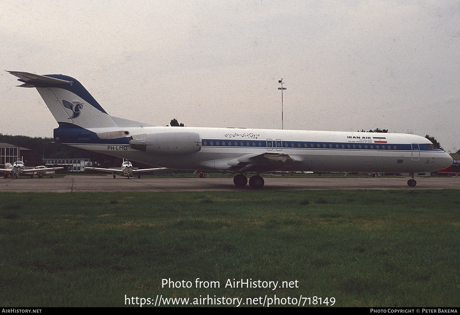 Aircraft Photo of PH-LMG | Fokker 100 (F28-0100) | Iran Air | AirHistory.net #718149