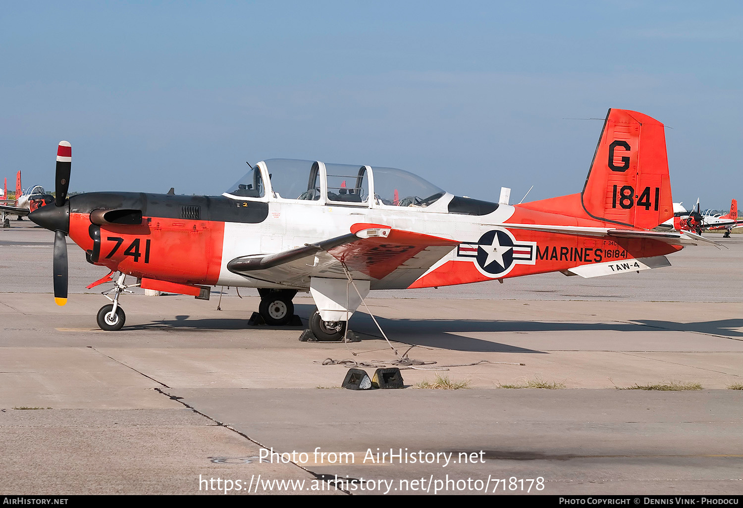 Aircraft Photo of 161841 | Beech T-34C Turbo Mentor | USA - Navy | AirHistory.net #718178