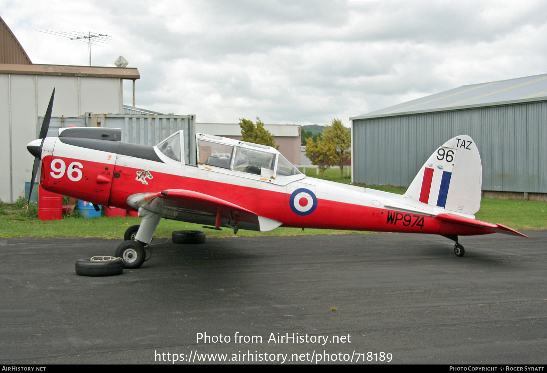 Aircraft Photo of ZK-TAZ / TAZ / WP974 | De Havilland Canada DHC-1 Chipmunk T10 | UK - Air Force | AirHistory.net #718189