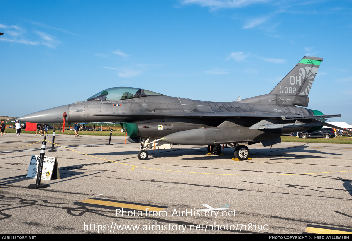 Aircraft Photo of 89-2082 / 89-082 | General Dynamics F-16C Fighting Falcon | USA - Air Force | AirHistory.net #718190