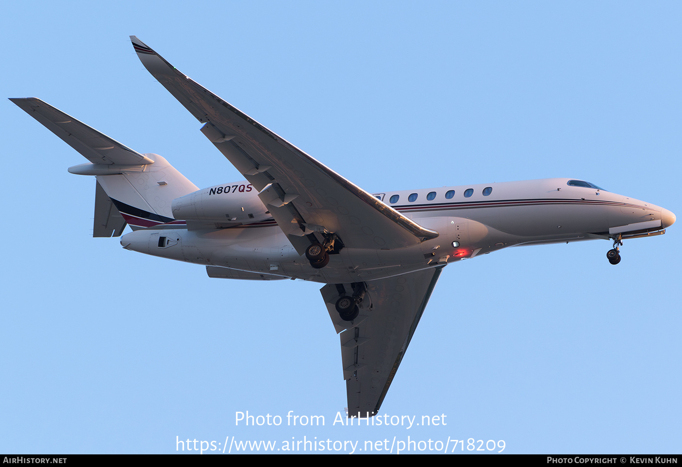 Aircraft Photo of N807QS | Cessna 700 Citation Longitude | AirHistory.net #718209