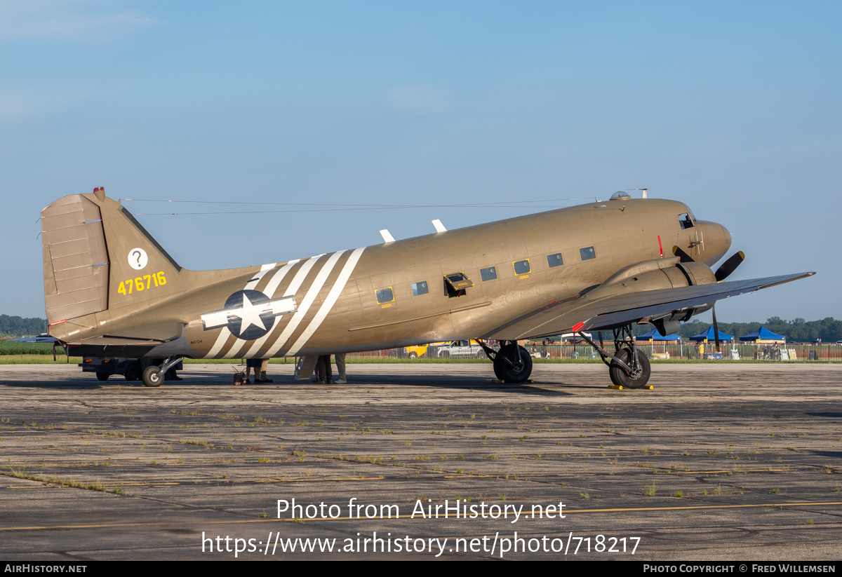 Aircraft Photo of N8704 / 476716 | Douglas C-47D Skytrain | USA - Air Force | AirHistory.net #718217