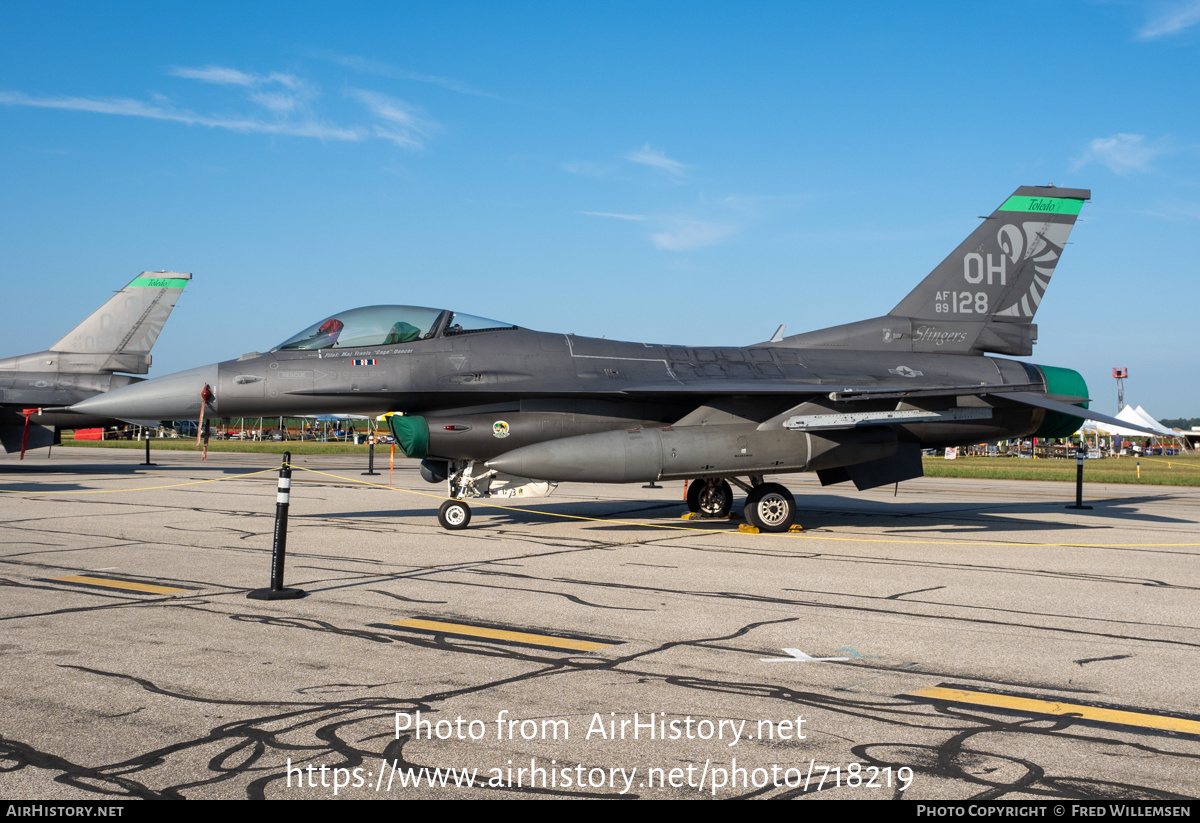 Aircraft Photo of 89-2128 / 89-128 | General Dynamics F-16C Fighting Falcon | USA - Air Force | AirHistory.net #718219