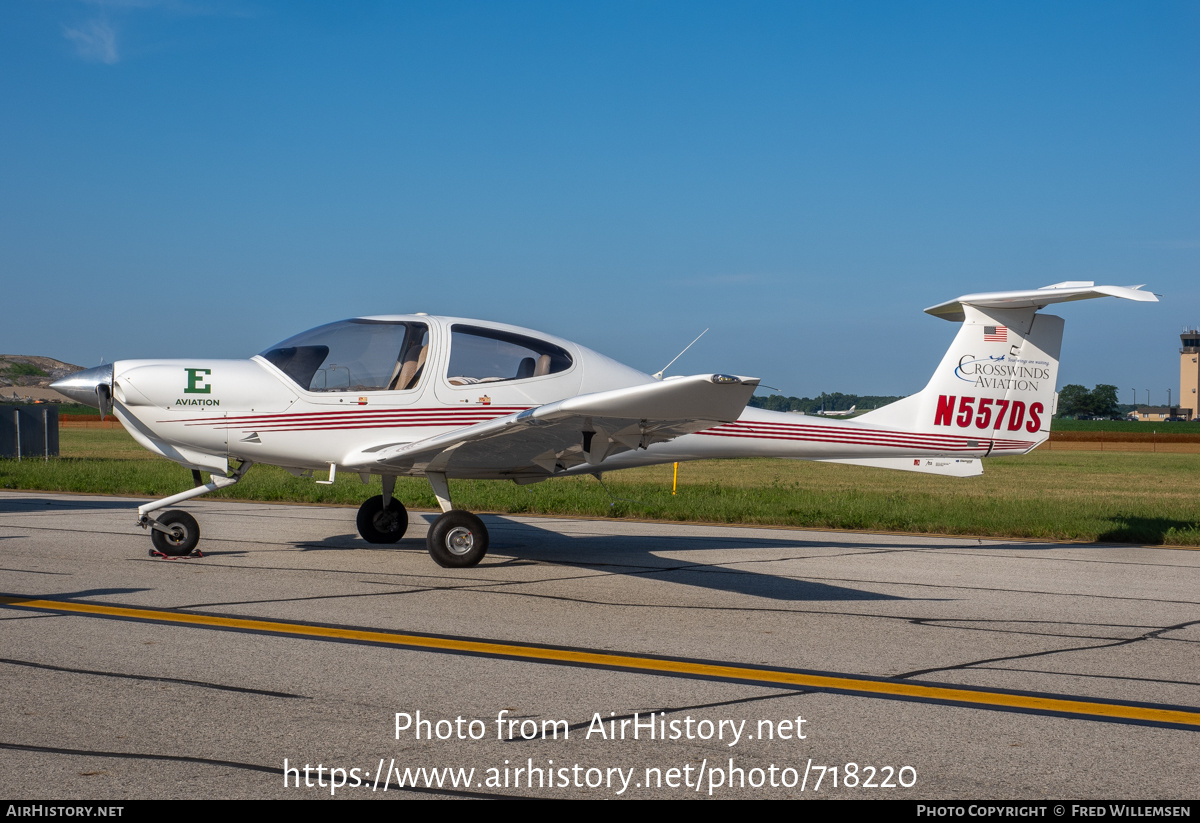 Aircraft Photo of N557DS | Diamond DA40 Diamond Star | Crosswinds Aviation | AirHistory.net #718220