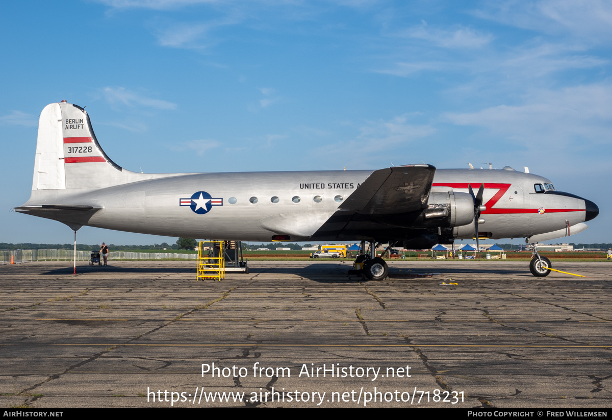 Aircraft Photo of N500EJ / 317228 | Douglas C-54D Skymaster | USA - Air Force | AirHistory.net #718231