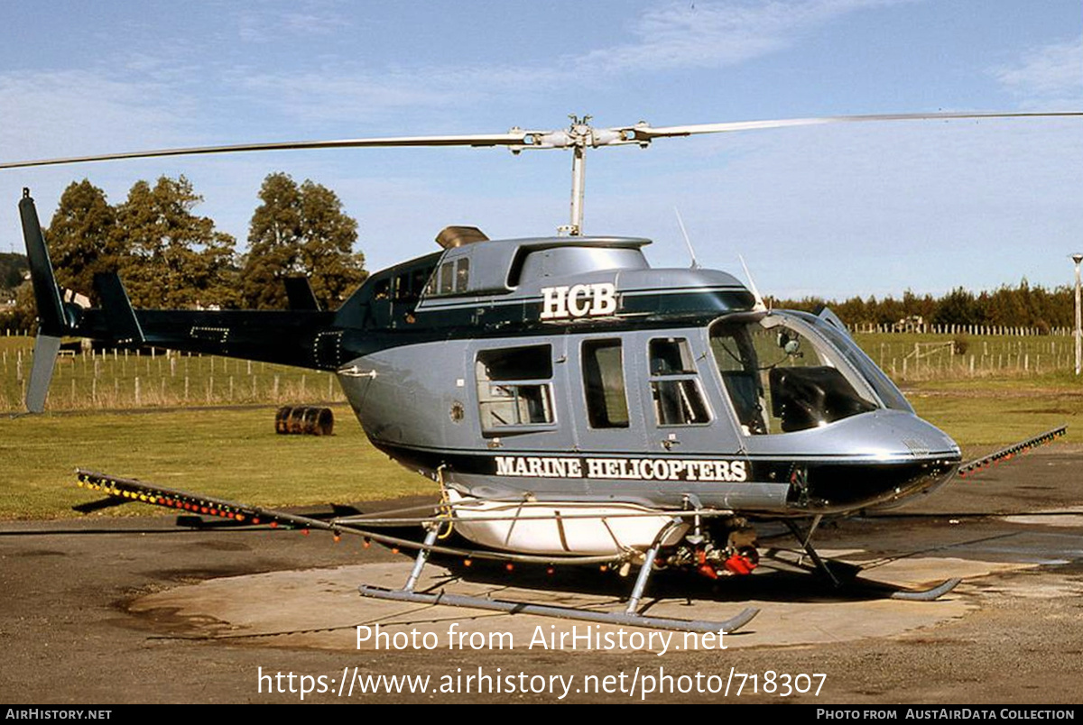 Aircraft Photo of ZK-HCB / HCB | Bell 206L-1 LongRanger II | Marine Helicopters | AirHistory.net #718307