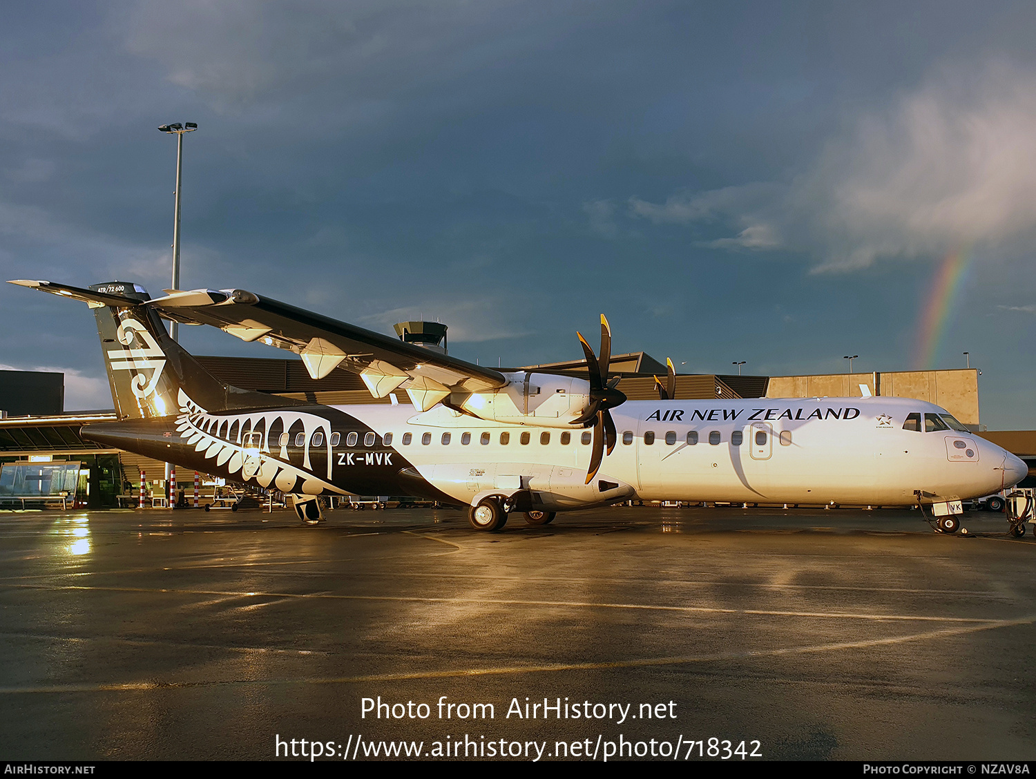 Aircraft Photo of ZK-MVK | ATR ATR-72-600 (ATR-72-212A) | Air New Zealand | AirHistory.net #718342