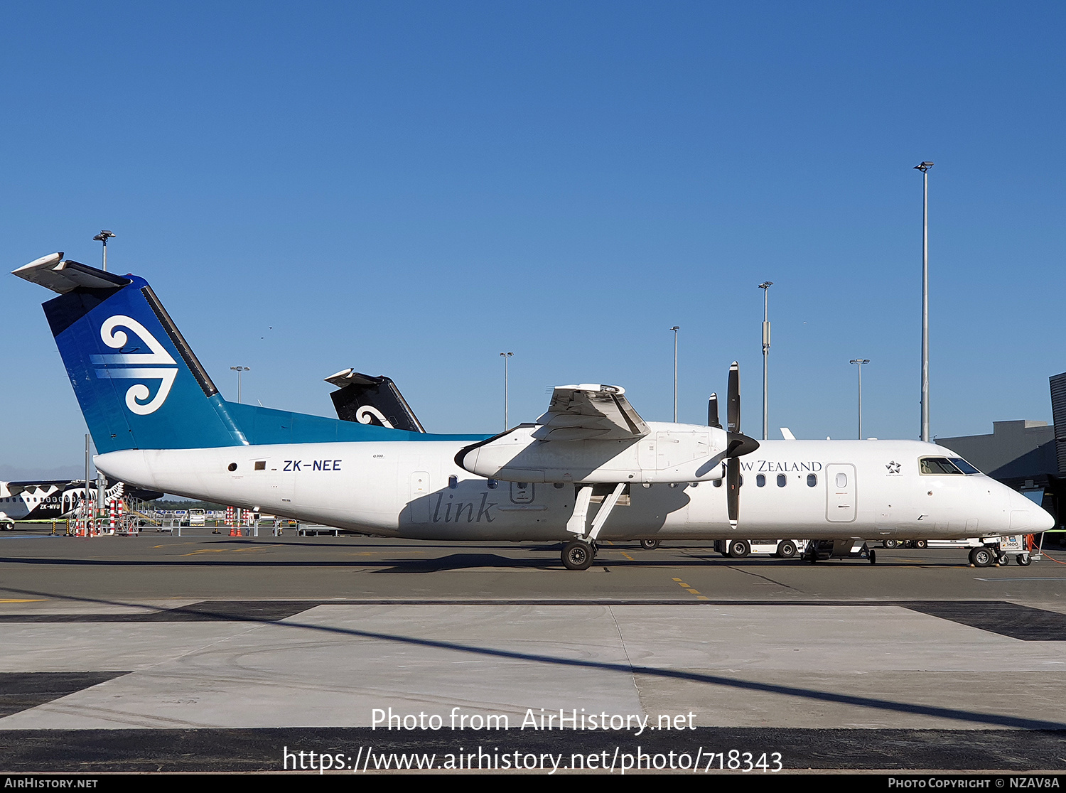 Aircraft Photo of ZK-NEE | Bombardier DHC-8-311Q Dash 8 | Air New Zealand Link | AirHistory.net #718343