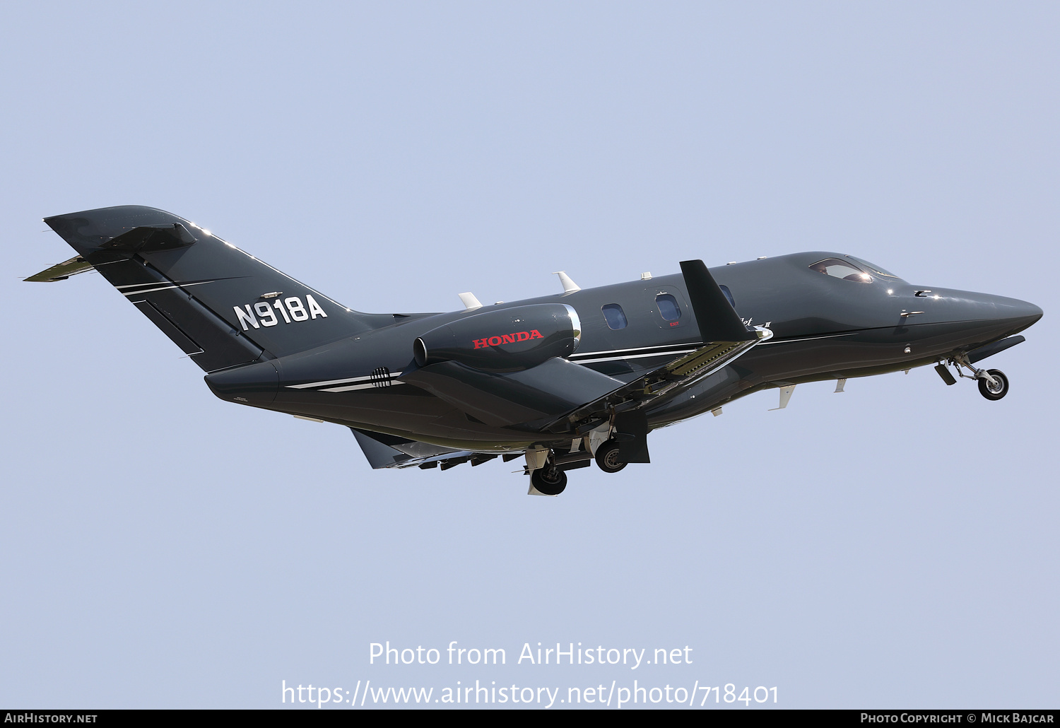 Aircraft Photo of N918A | Honda HA-420 HondaJet Elite II | AirHistory.net #718401