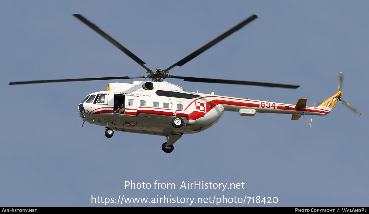 Aircraft Photo of 634 | Mil Mi-8S | Poland - Air Force | AirHistory.net #718420