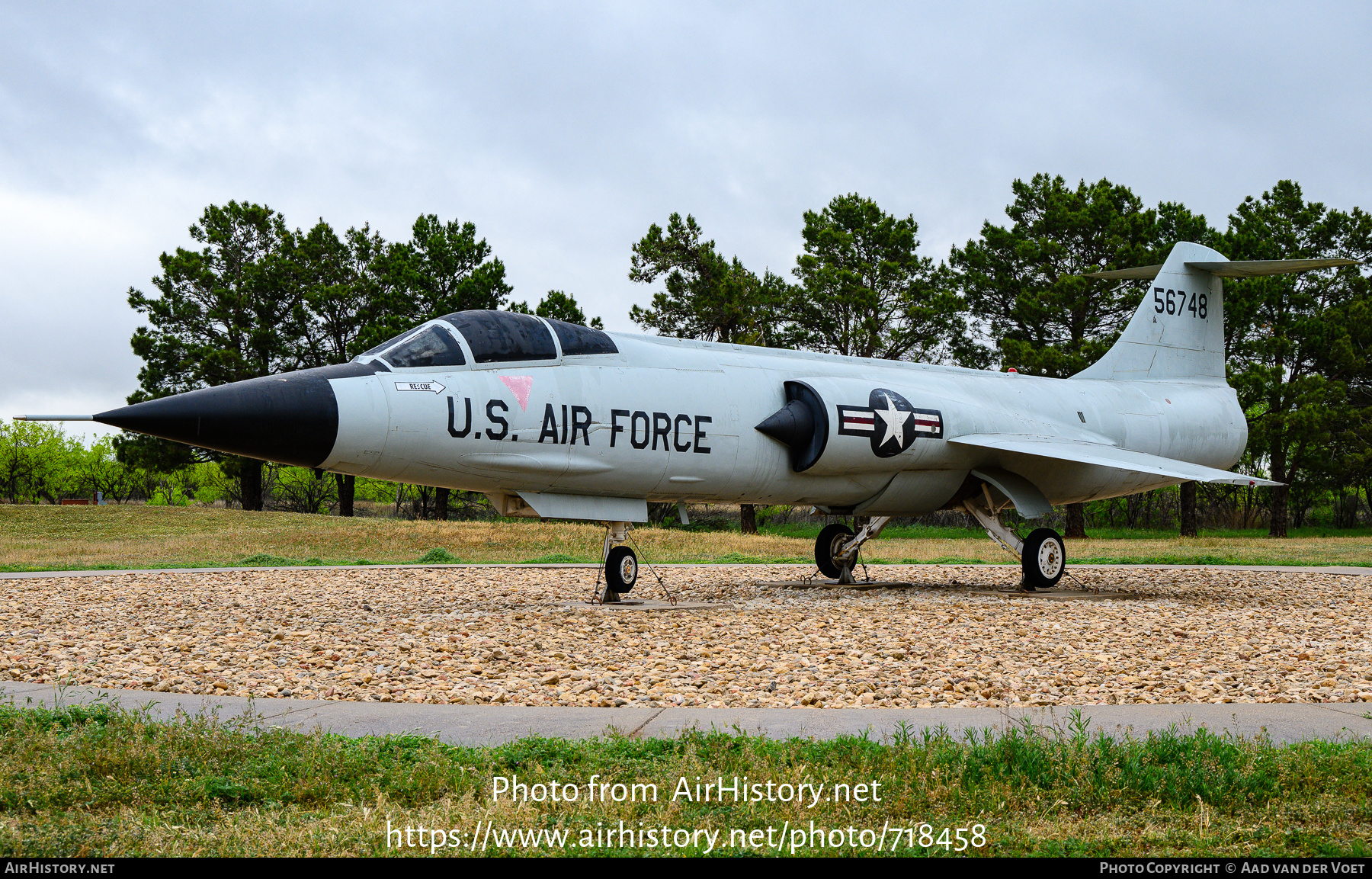 Aircraft Photo of 56-748 / 56748 | Lockheed F-104A Starfighter | USA - Air Force | AirHistory.net #718458