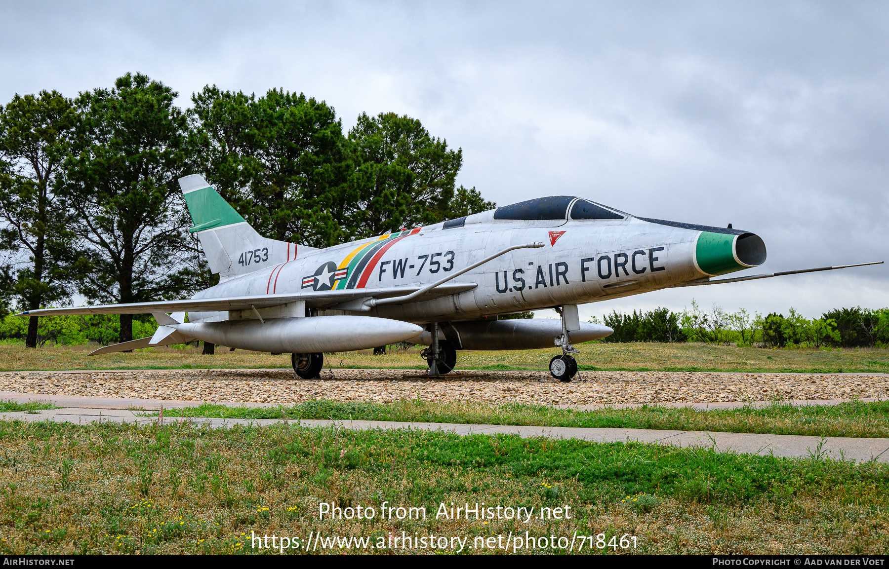 Aircraft Photo of 54-1753 / 41753 | North American F-100C Super Sabre | USA - Air Force | AirHistory.net #718461