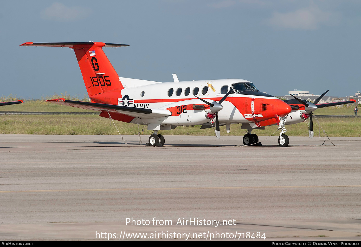 Aircraft Photo of 161505 | Beech TC-12B Super King Air (A200C) | USA - Navy | AirHistory.net #718484