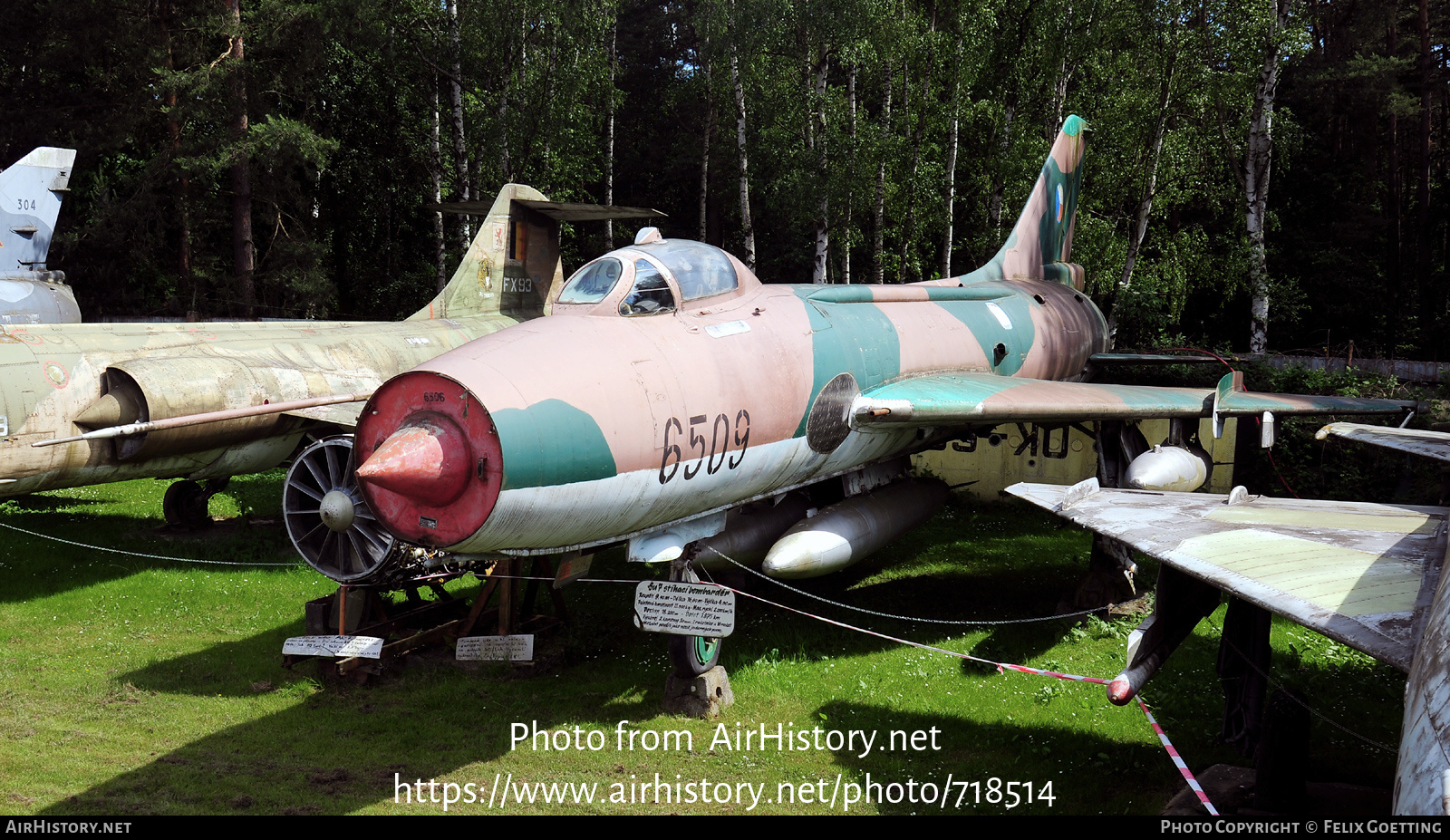 Aircraft Photo of 6509 | Sukhoi Su-7BKL | Czechoslovakia - Air Force | AirHistory.net #718514