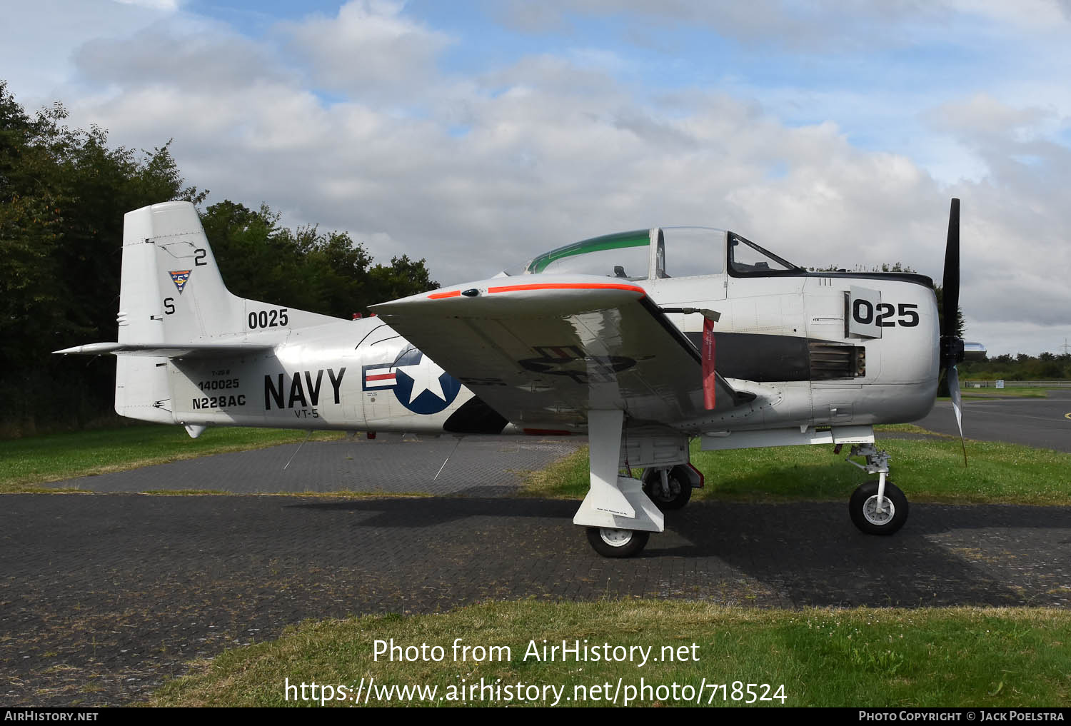 Aircraft Photo of N228AC / 140025 | North American T-28B Trojan | USA - Navy | AirHistory.net #718524