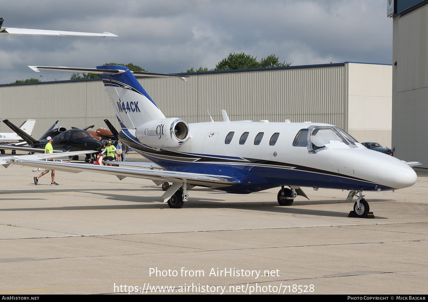 Aircraft Photo of N44CK | Cessna 525 CitationJet CJ1 | AirHistory.net #718528