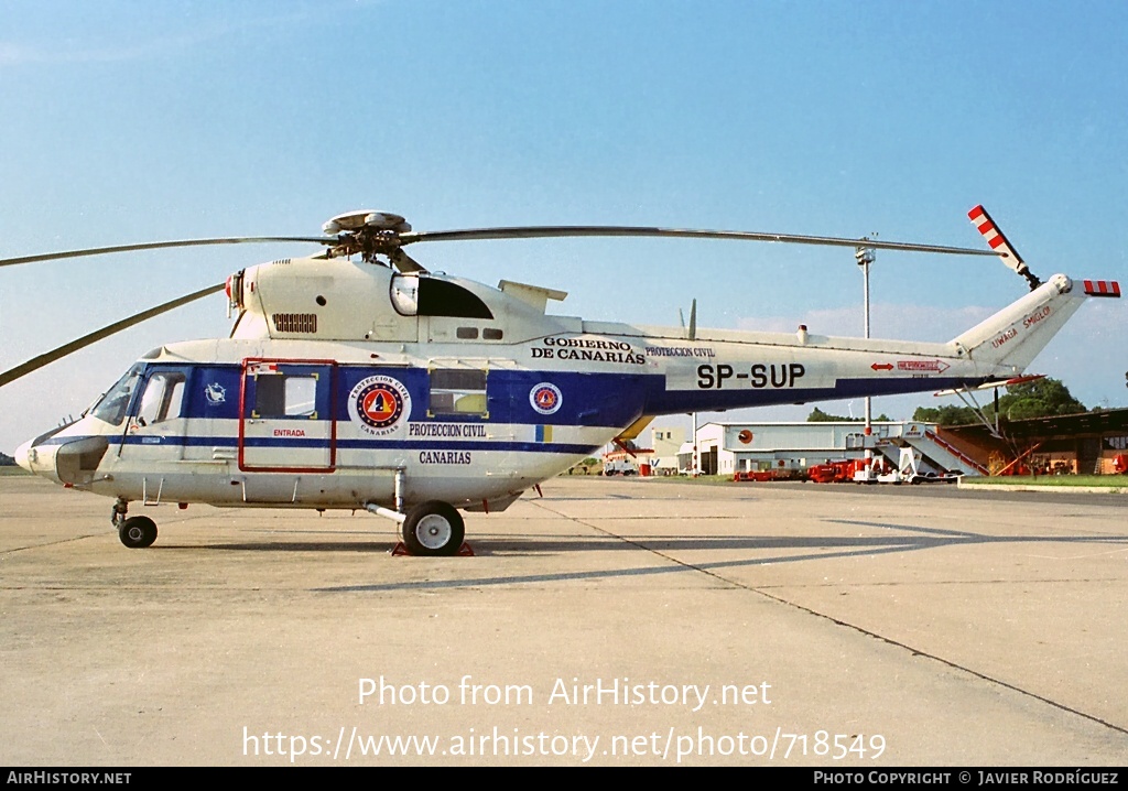 Aircraft Photo of SP-SUP | PZL-Swidnik W-3A2 Sokol | Gobierno de Canarias | AirHistory.net #718549