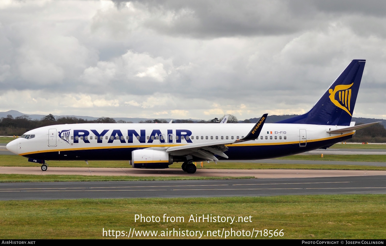 Aircraft Photo of EI-FID | Boeing 737-8AS | Ryanair | AirHistory.net #718566