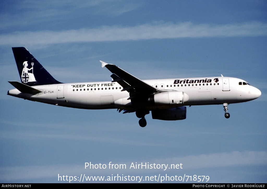 Aircraft Photo of EI-TLH | Airbus A320-231 | Britannia Airways | AirHistory.net #718579