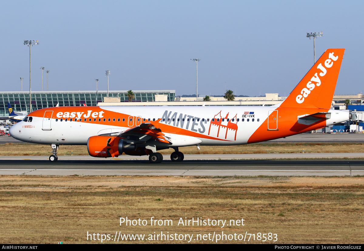 Aircraft Photo of OE-IVK | Airbus A320-214 | EasyJet | AirHistory.net #718583