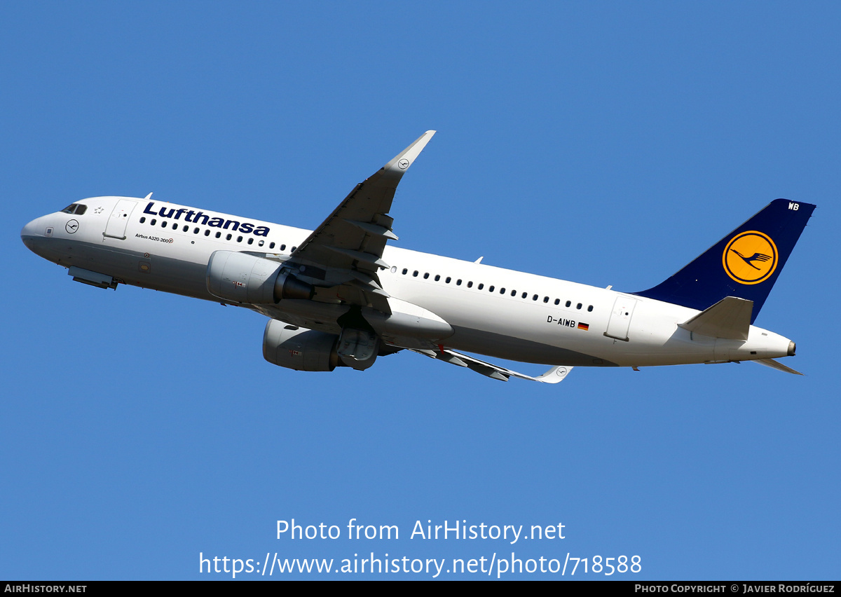 Aircraft Photo of D-AIWB | Airbus A320-214 | Lufthansa | AirHistory.net #718588