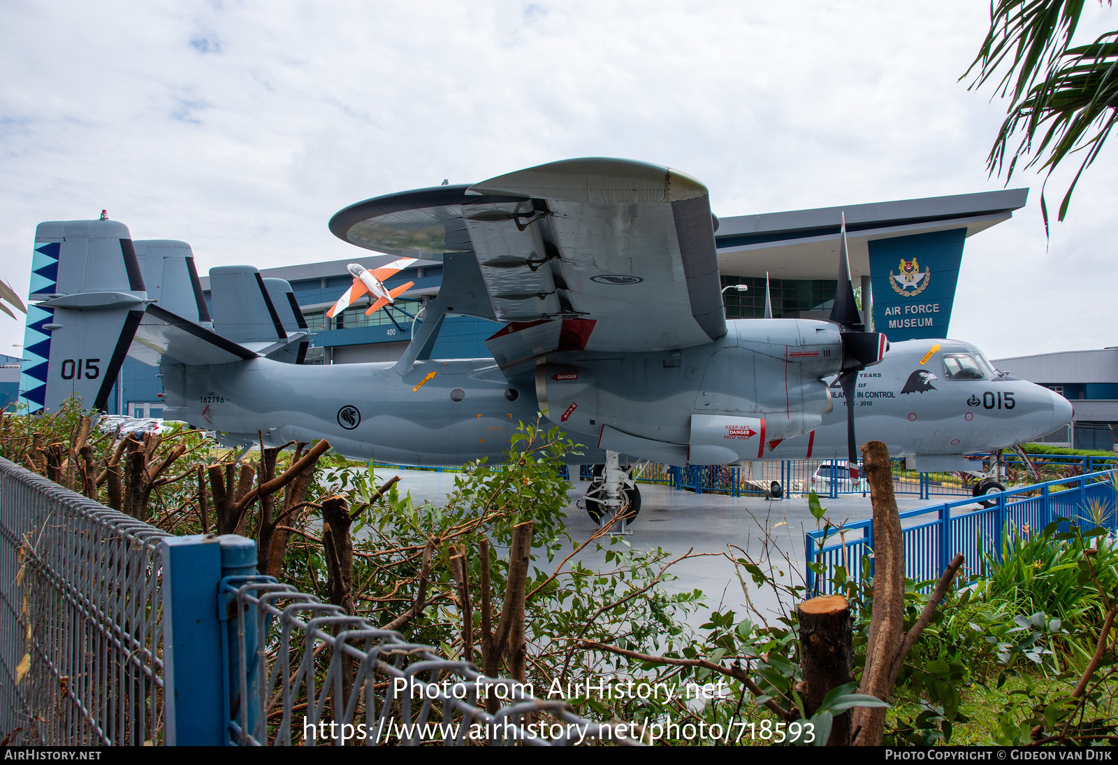 Aircraft Photo of 015 / 162796 | Grumman E-2C Hawkeye | Singapore - Air Force | AirHistory.net #718593