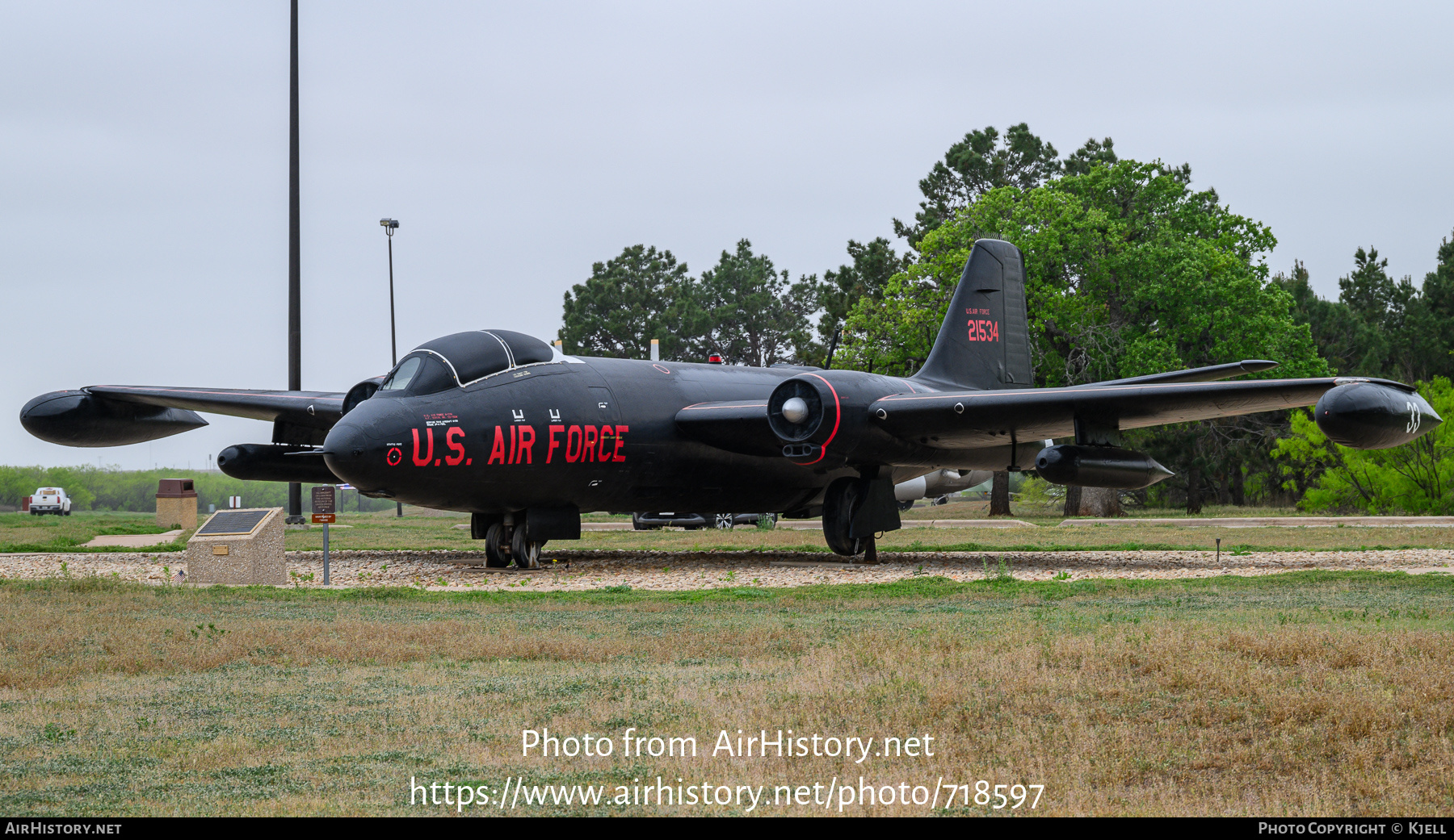 Aircraft Photo of 52-1534 / 21534 | Martin EB-57B Canberra | USA - Air Force | AirHistory.net #718597