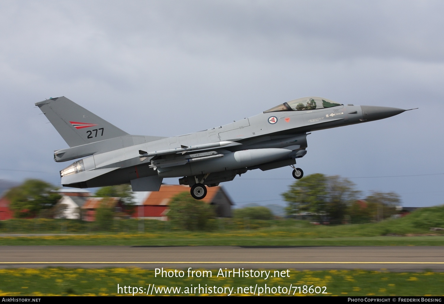 Aircraft Photo of 277 | General Dynamics F-16AM Fighting Falcon | Norway - Air Force | AirHistory.net #718602