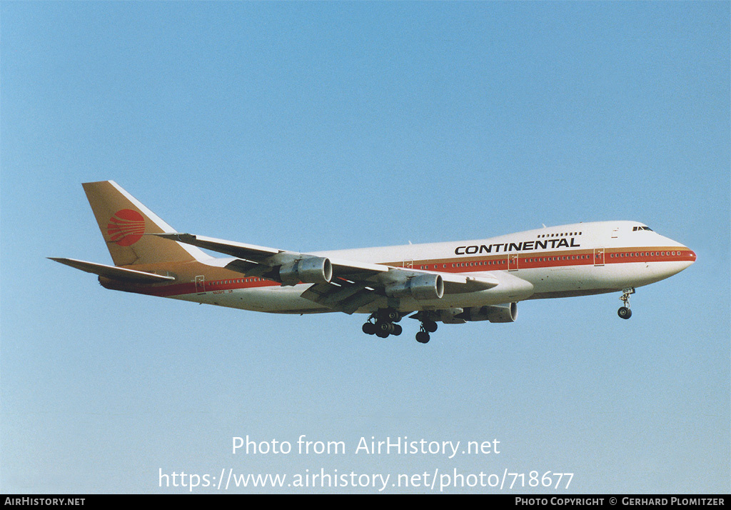 Aircraft Photo of N608PE | Boeing 747-238B | Continental Airlines | AirHistory.net #718677