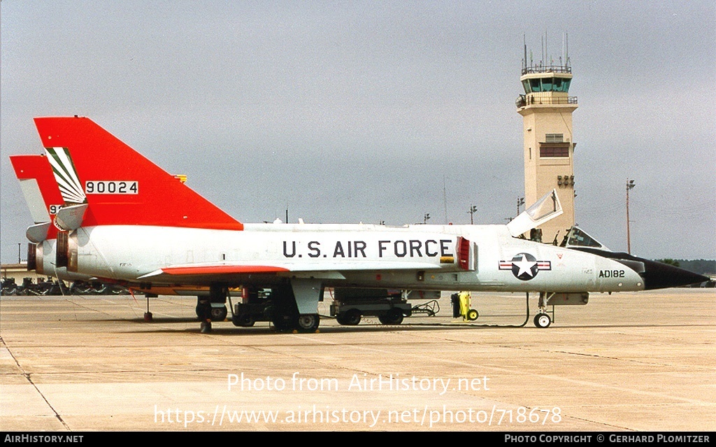 Aircraft Photo of 59-0024 | Convair F-106A Delta Dart | USA - Air Force | AirHistory.net #718678