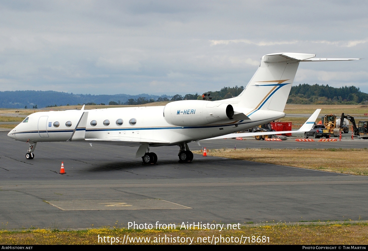 Aircraft Photo of M-HERI | Gulfstream Aerospace G-V-SP Gulfstream G550 | AirHistory.net #718681