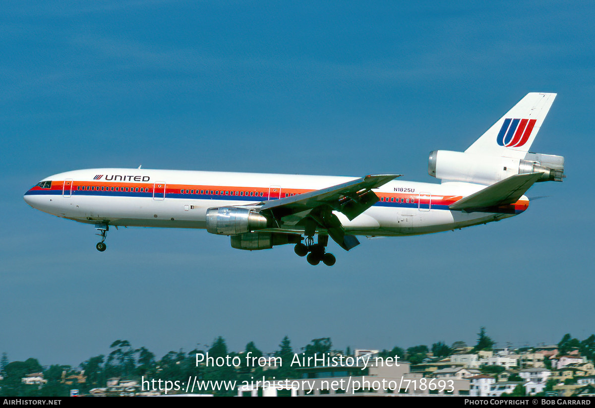 Aircraft Photo of N1825U | McDonnell Douglas DC-10-10 | United Airlines | AirHistory.net #718693