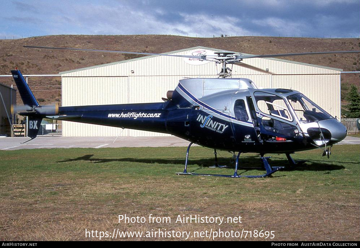 Aircraft Photo of ZK-HBX / BX | Aerospatiale AS-350BA Squirrel | Wanaka Helicopters | AirHistory.net #718695